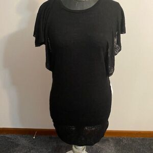 Billabong Black Lace swimsuit coverup, Size S/P